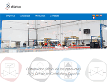 Tablet Screenshot of diteico.com